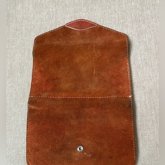 Vintage Brown Nubuck Suede Wallet Made in Brasil - Picture 6 of 6